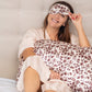 Satin Pillowcase Sleep Set, 2 Pack - Brown Cheetah
