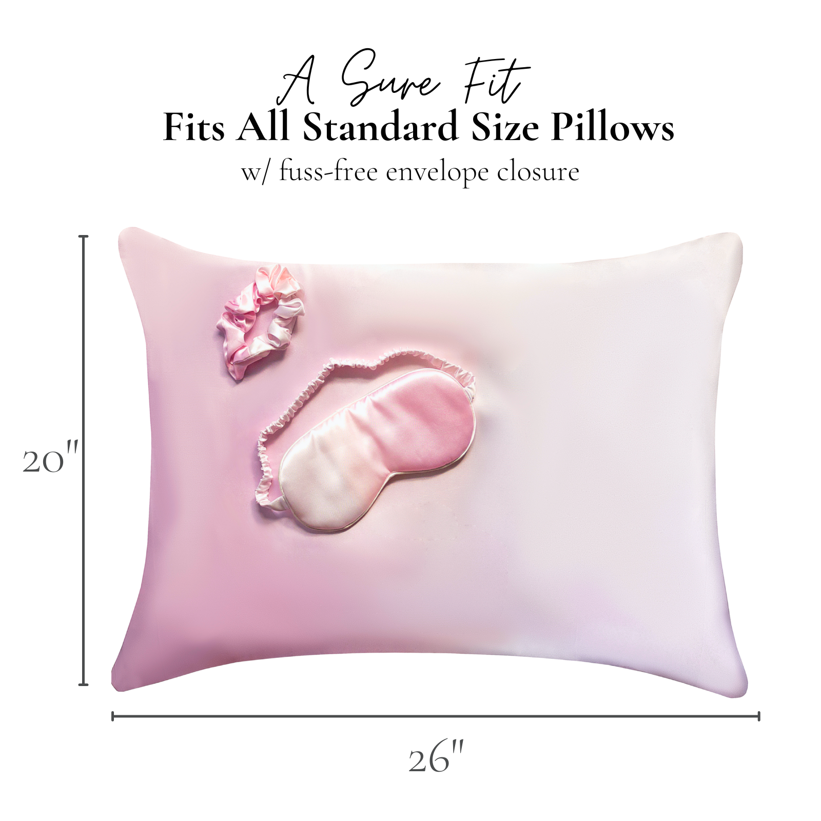 Satin Pillowcase Sleep Set - Pink Leopard - Fenrici Comfort