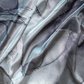 Satin Pillowcase Sleep Set - Gray Marble Smoke